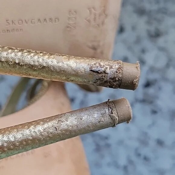 Camilla Skovgaard Strappy Leather Stilettos Size 9.5 - Picture 11 of 11